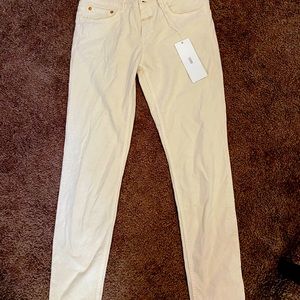 size 25 Closed brand jeans. velvet feel. still has tags, US retail price $253